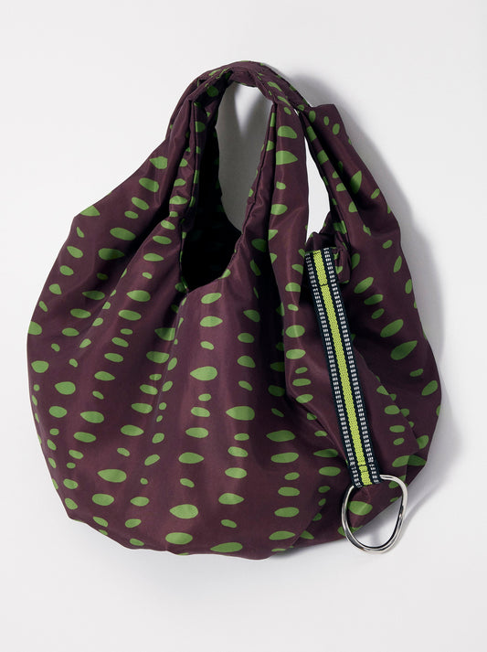 Printed Nylon Shoulder Bag