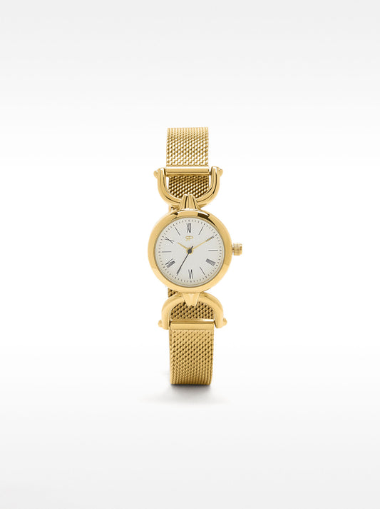 Watch With Stainless Steel Metal Mesh