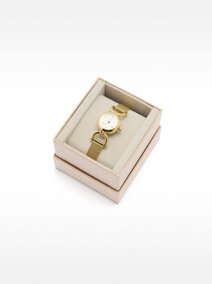 Watch With Stainless Steel Metal Mesh