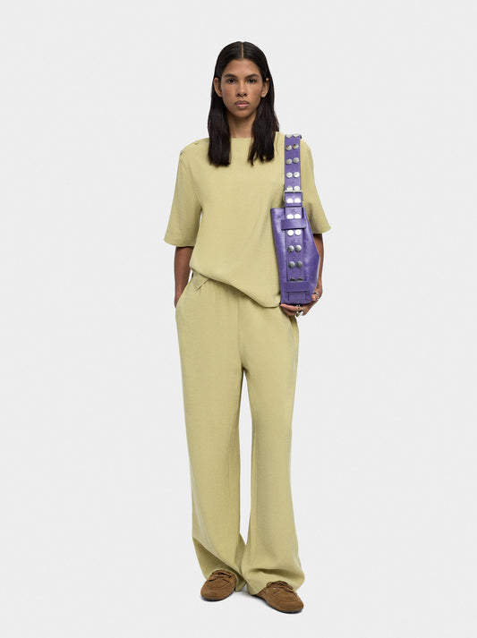 Loose-Fitting Trousers With Elastic Waistband