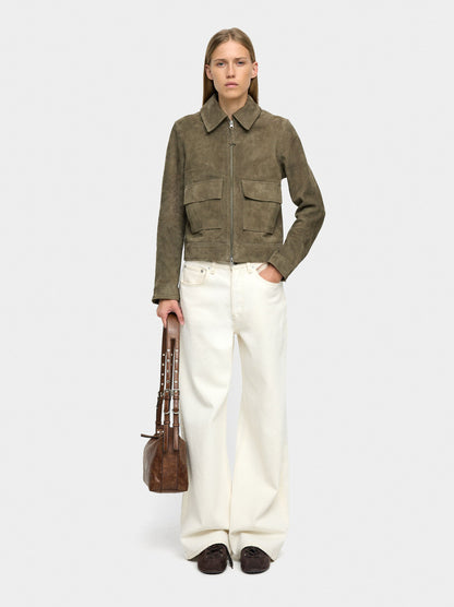 Leather Jacket With Zipper