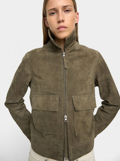 Leather Jacket With Zipper