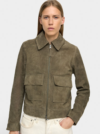 Leather Jacket With Zipper