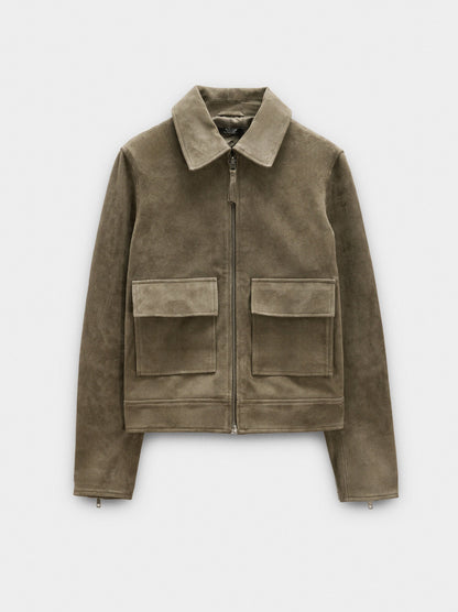 Leather Jacket With Zipper