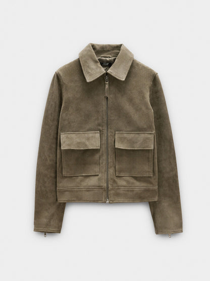 Leather Jacket With Zipper