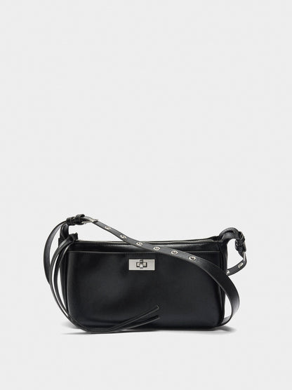 Shoulder Bag With Studded Strap M