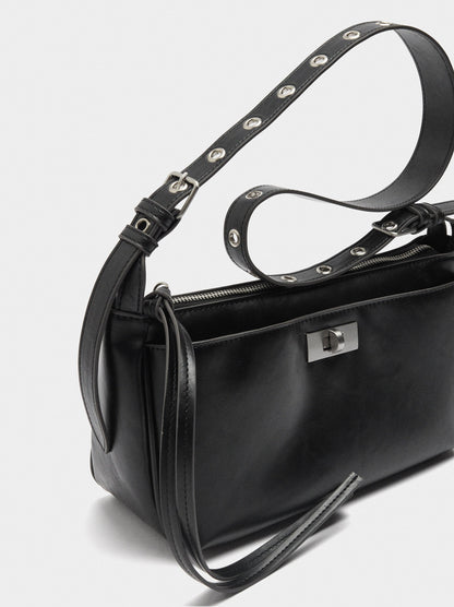 Shoulder Bag With Studded Strap M