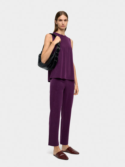 Straight Trousers With Pleats