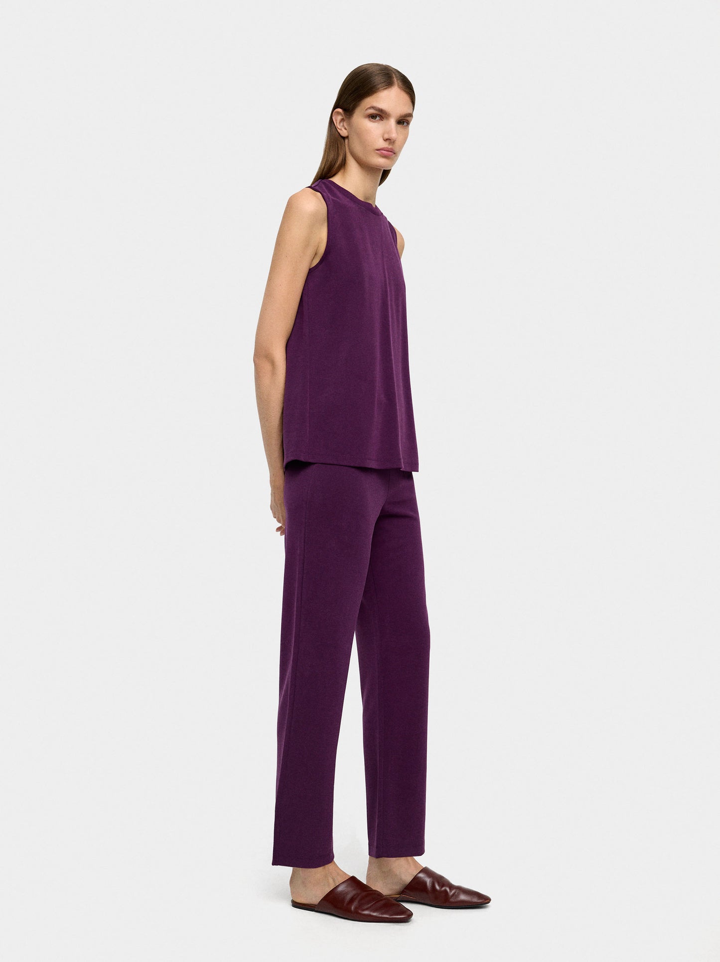 Straight Trousers With Pleats
