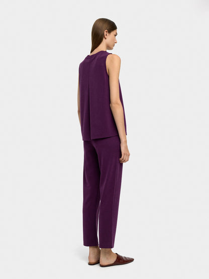 Straight Trousers With Pleats
