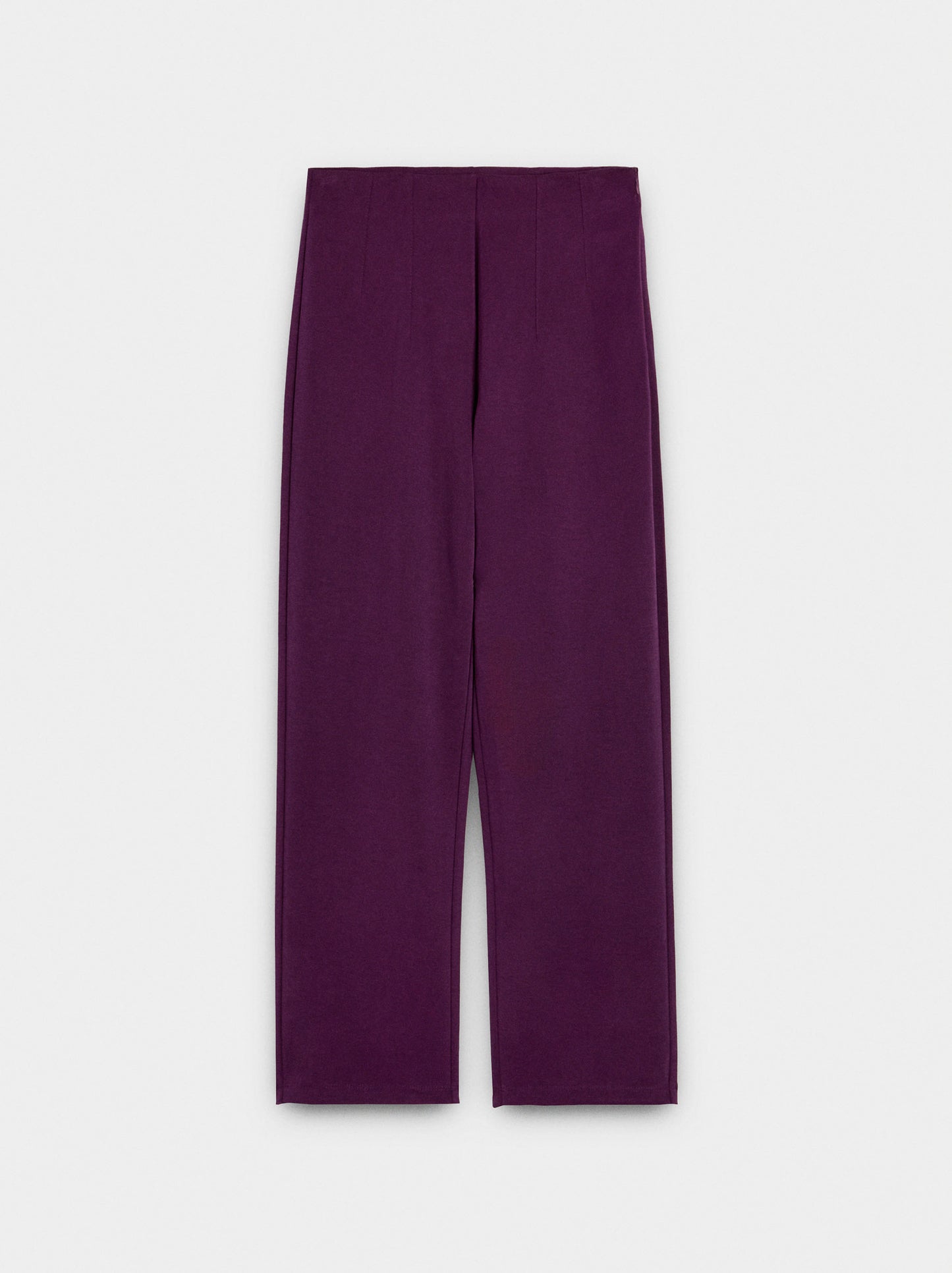 Straight Trousers With Pleats