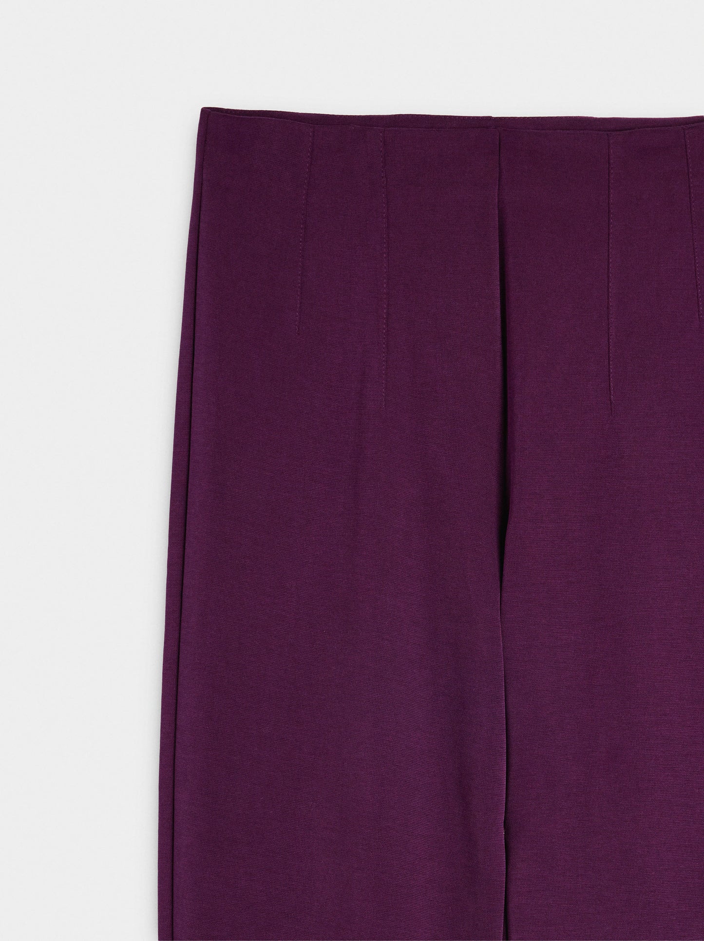 Straight Trousers With Pleats