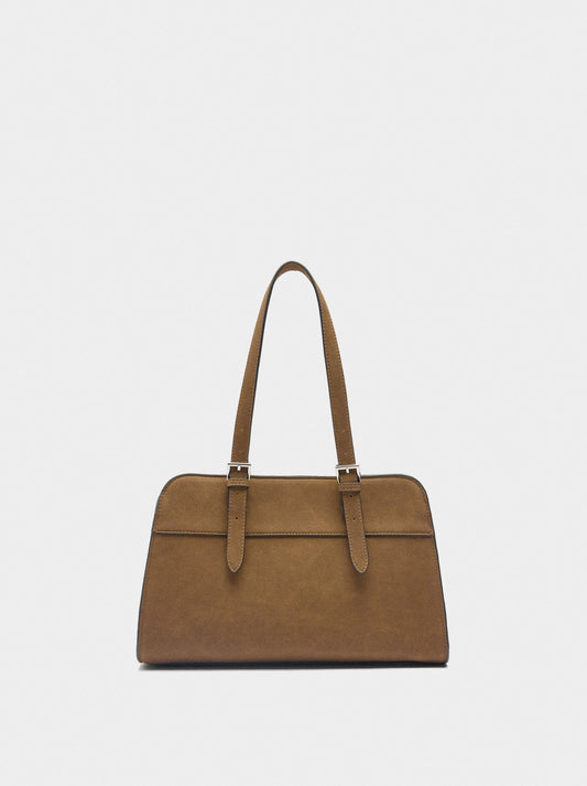 Tote Bag With Leather-Effect