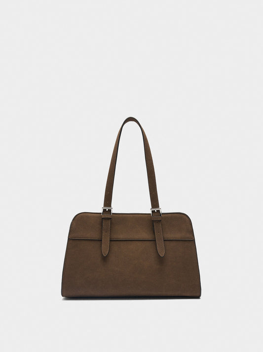 Tote Bag With Leather-Effect
