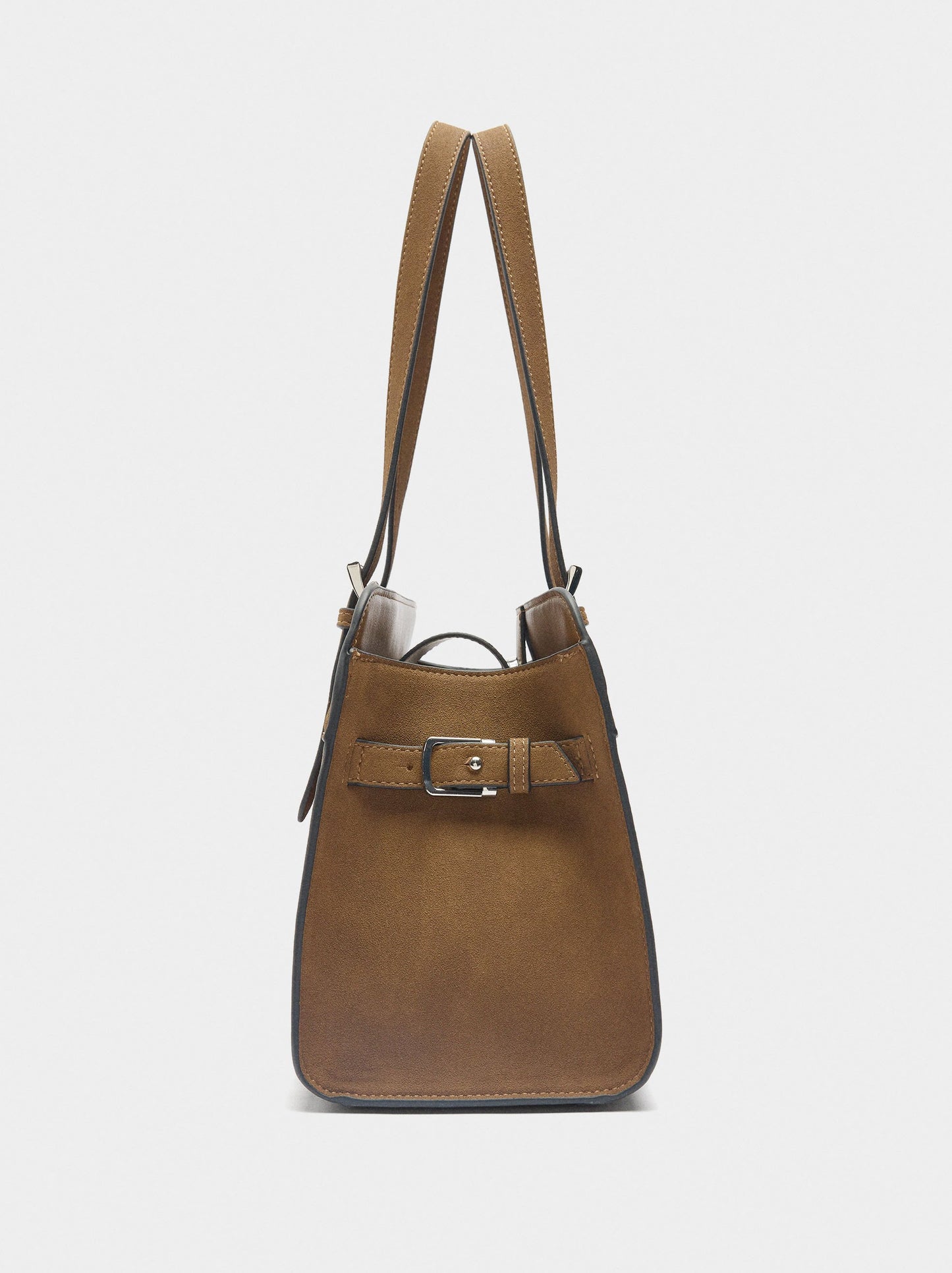 Tote Bag With Leather-Effect
