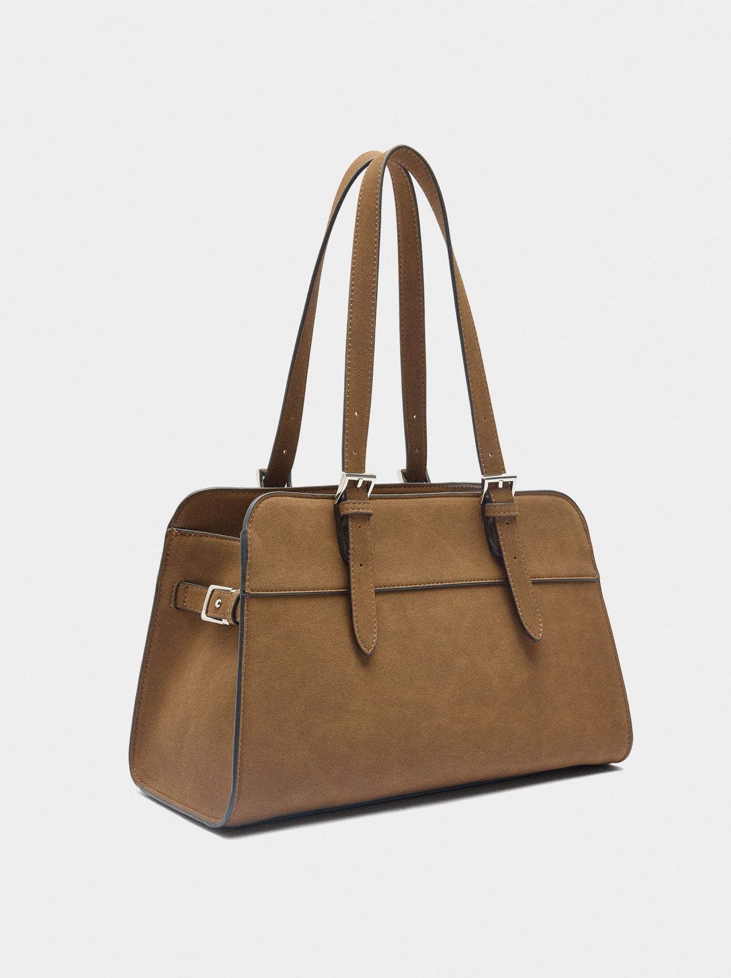 Tote Bag With Leather-Effect