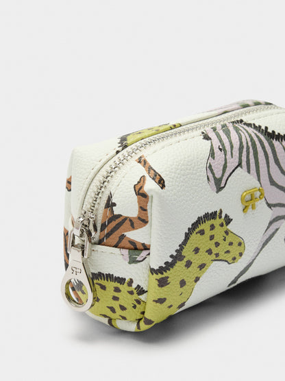 Printed Coin Purse With Texture