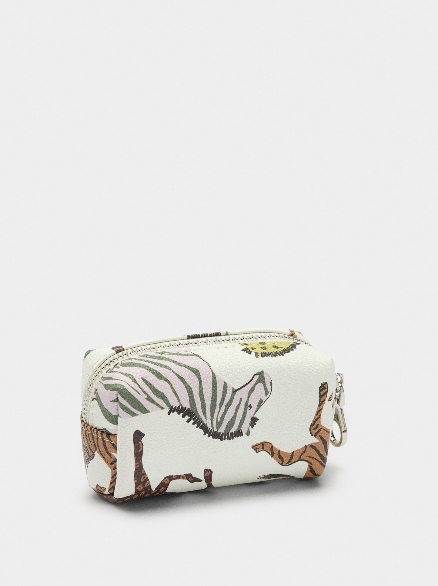 Printed Coin Purse With Texture