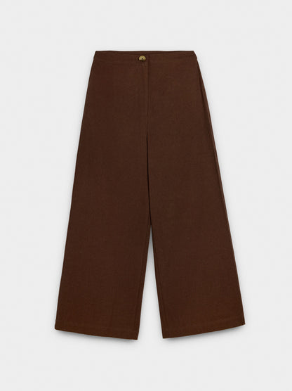 Trousers With Embroidery 100% Cotton