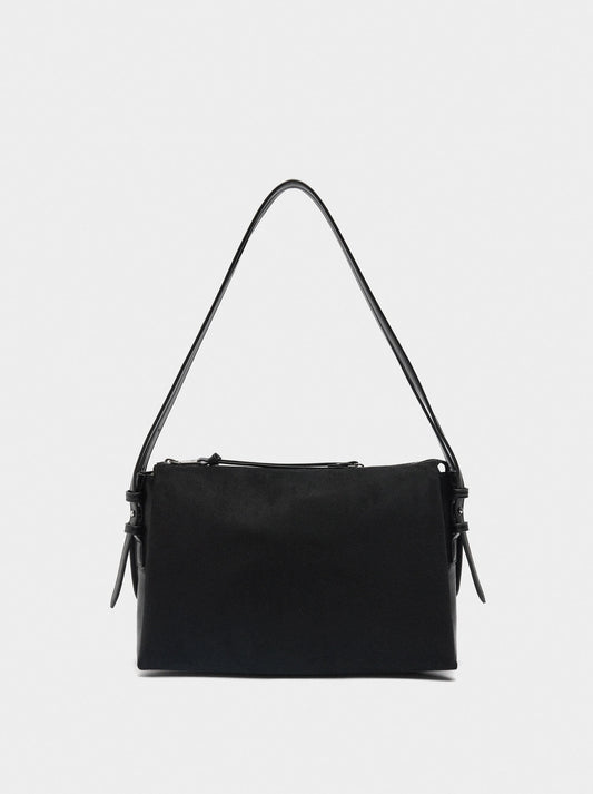 Shoulder Bag With Leather-Effect