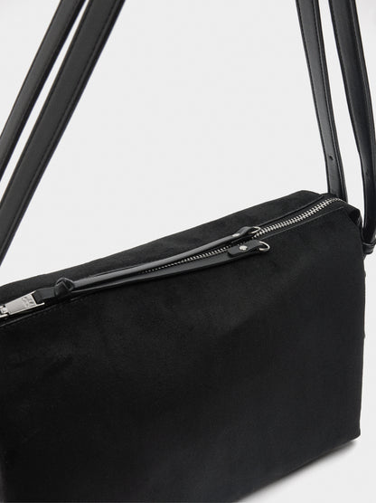Shoulder Bag With Leather-Effect