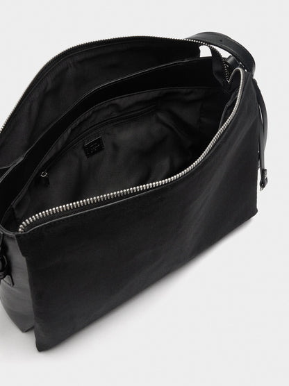 Shoulder Bag With Leather-Effect