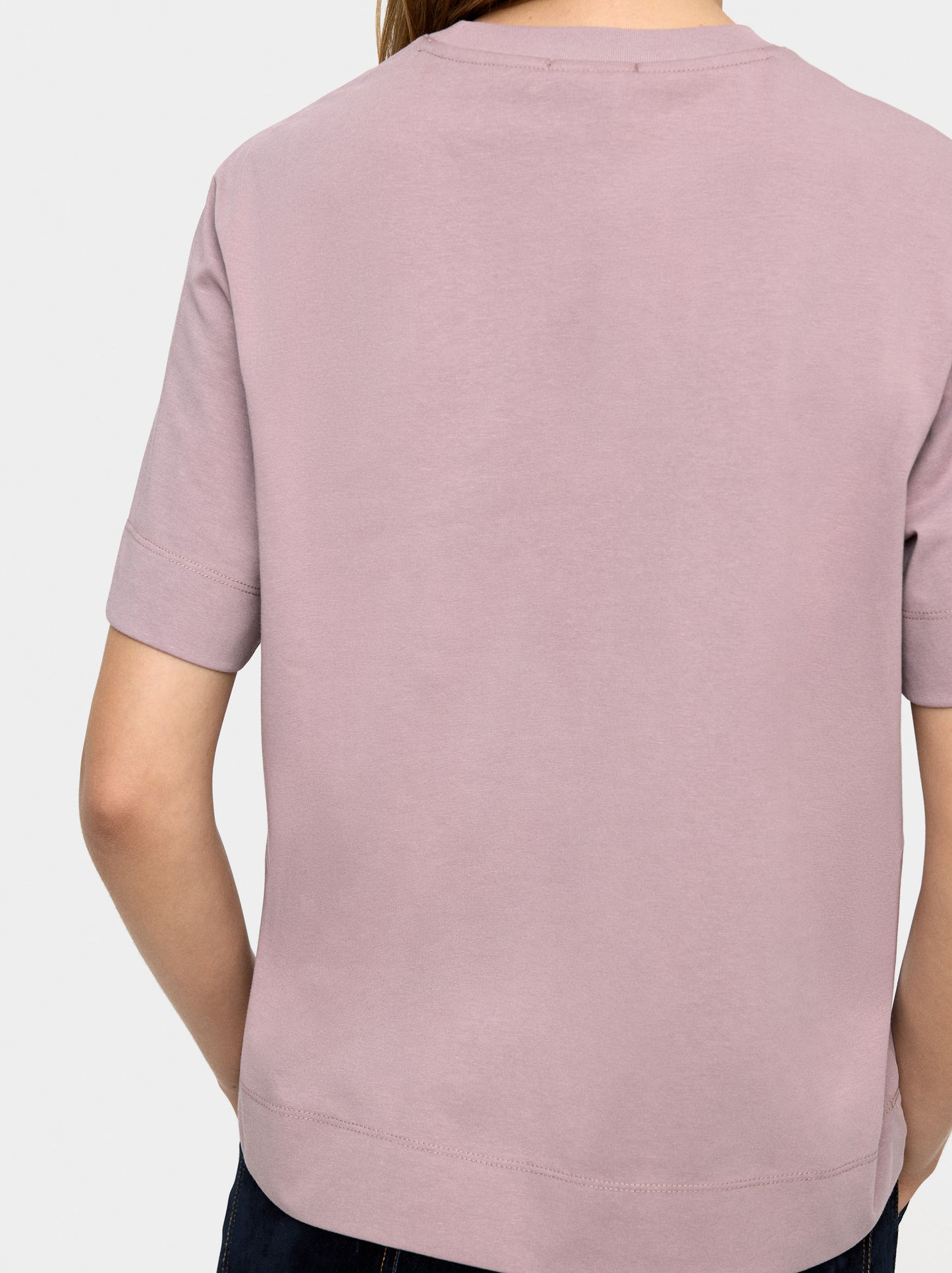 Cotton T-Shirt With Flower