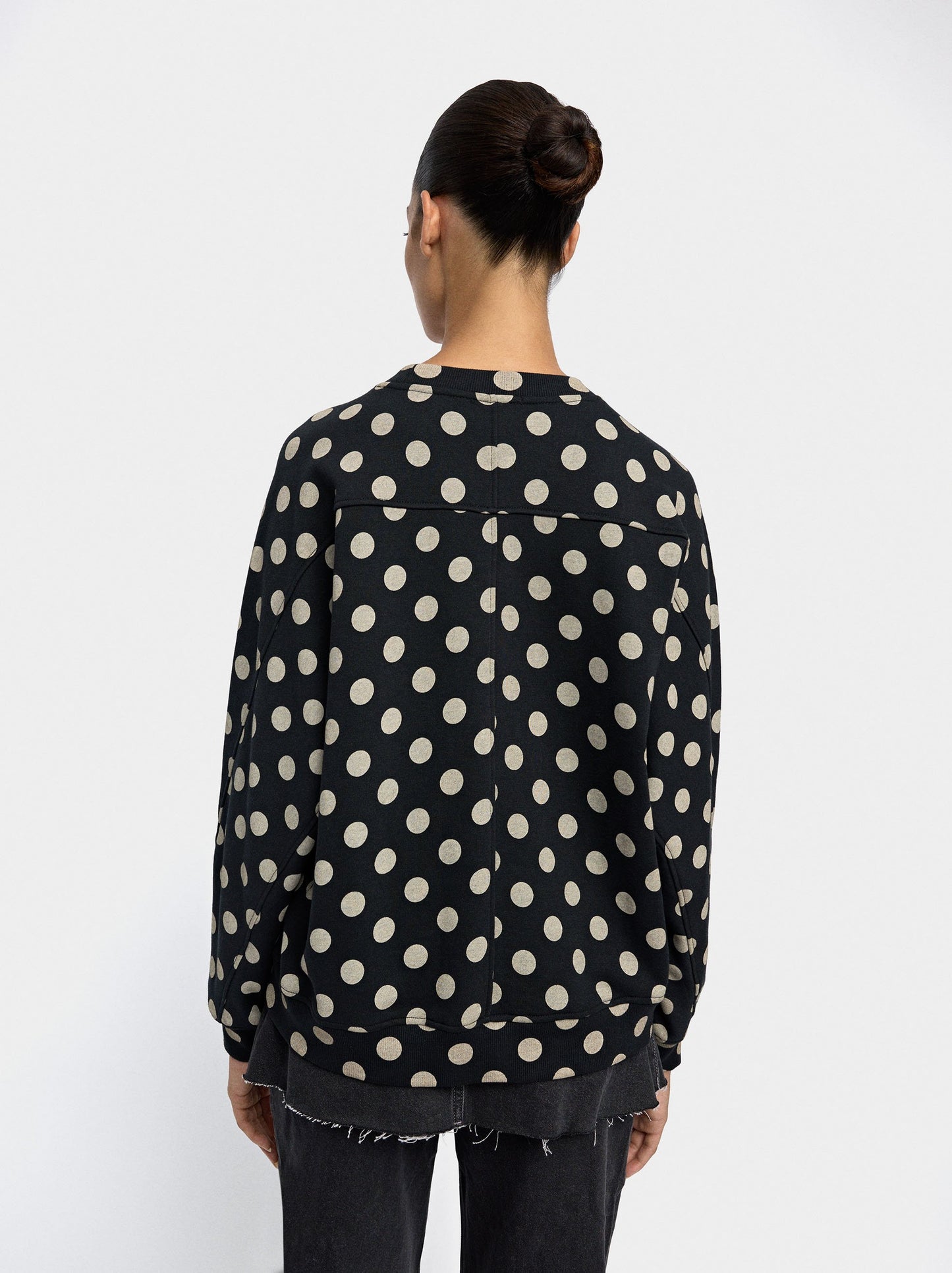Sweatshirt With Polka Dots