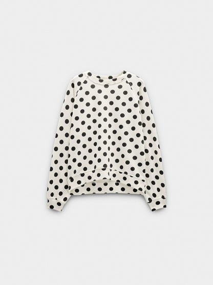Sweatshirt With Polka Dots