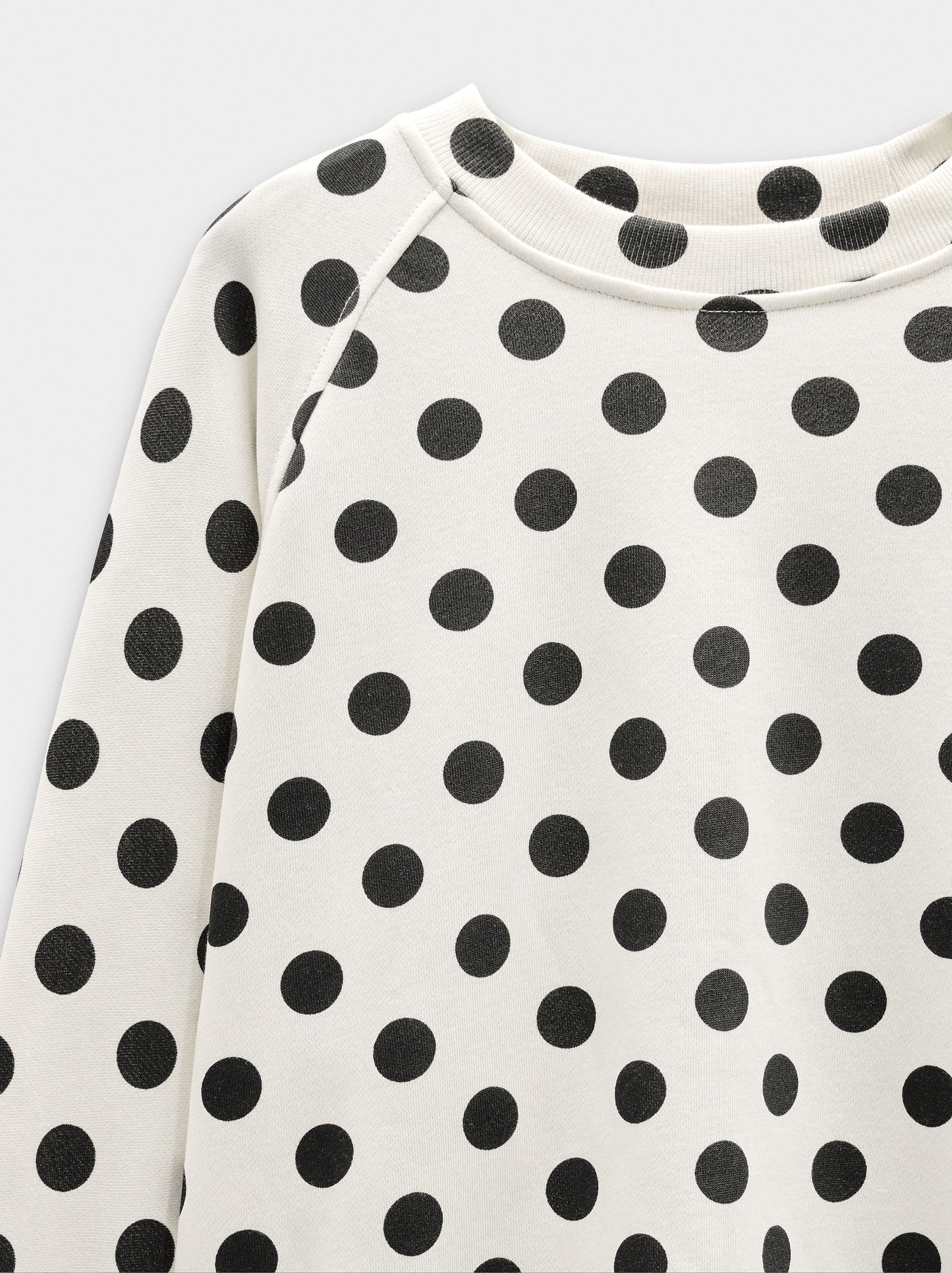 Sweatshirt With Polka Dots