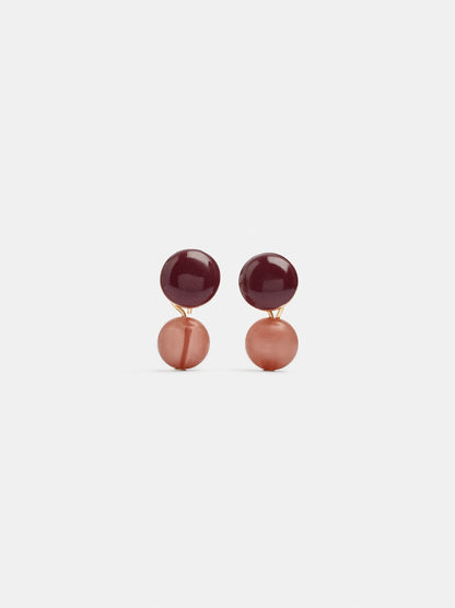 Short Earrings With Stones