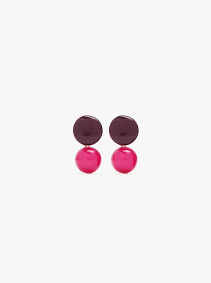 Short Earrings With Stones