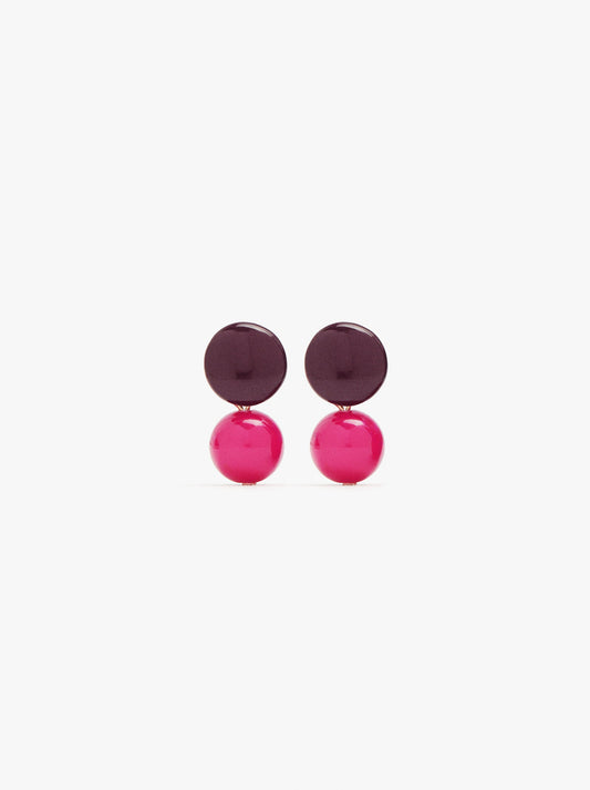 Short Earrings With Stones
