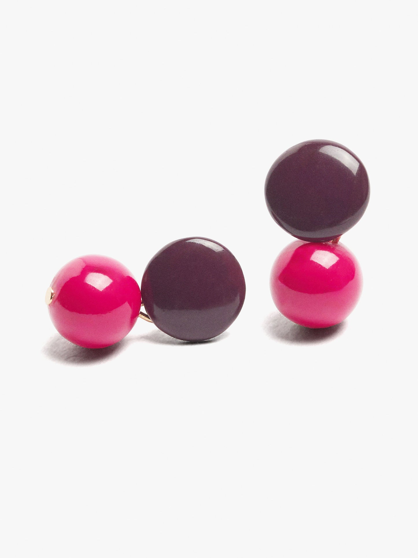 Short Earrings With Stones