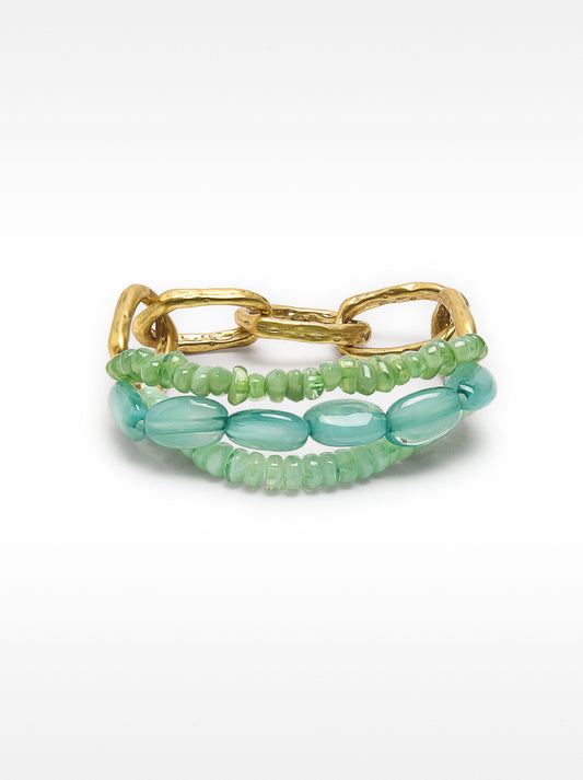 Bracelet With Stone-Effect Beads