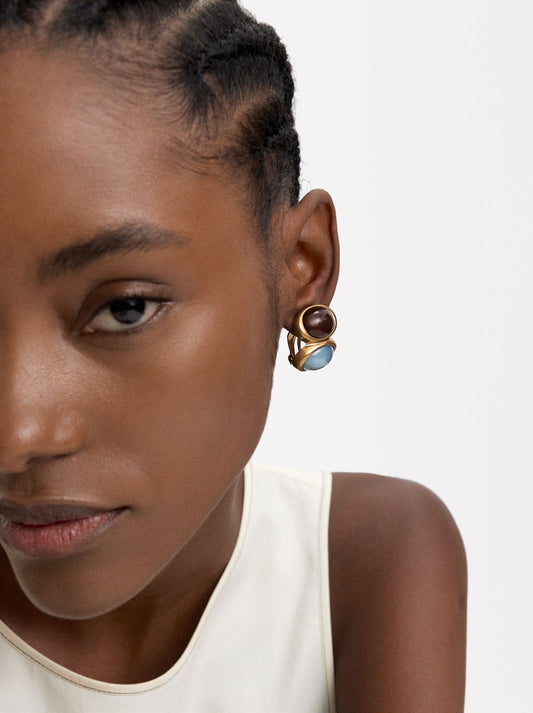 Double Oval Earrings