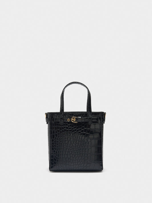 Handbag With Animal Engraving