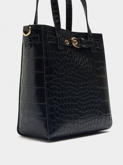 Handbag With Animal Engraving