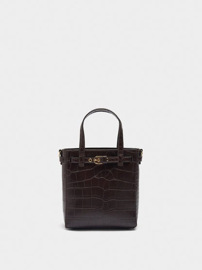 Handbag With Animal Engraving