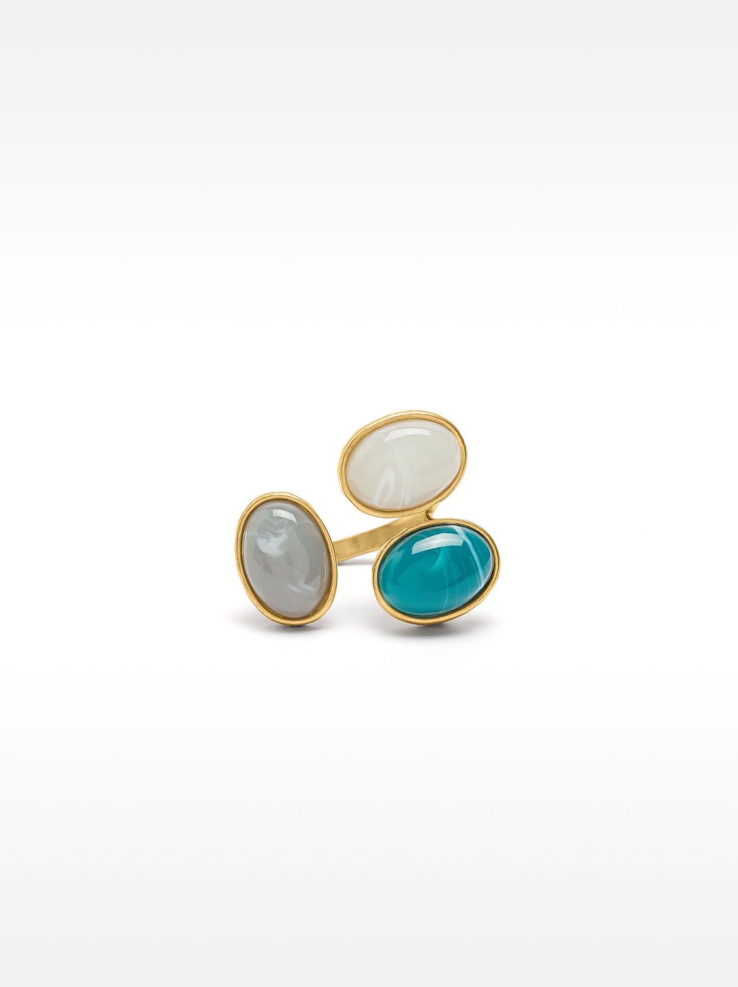 Ring With Stone Effect