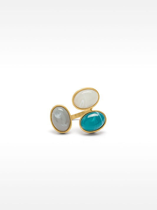 Ring With Stone Effect