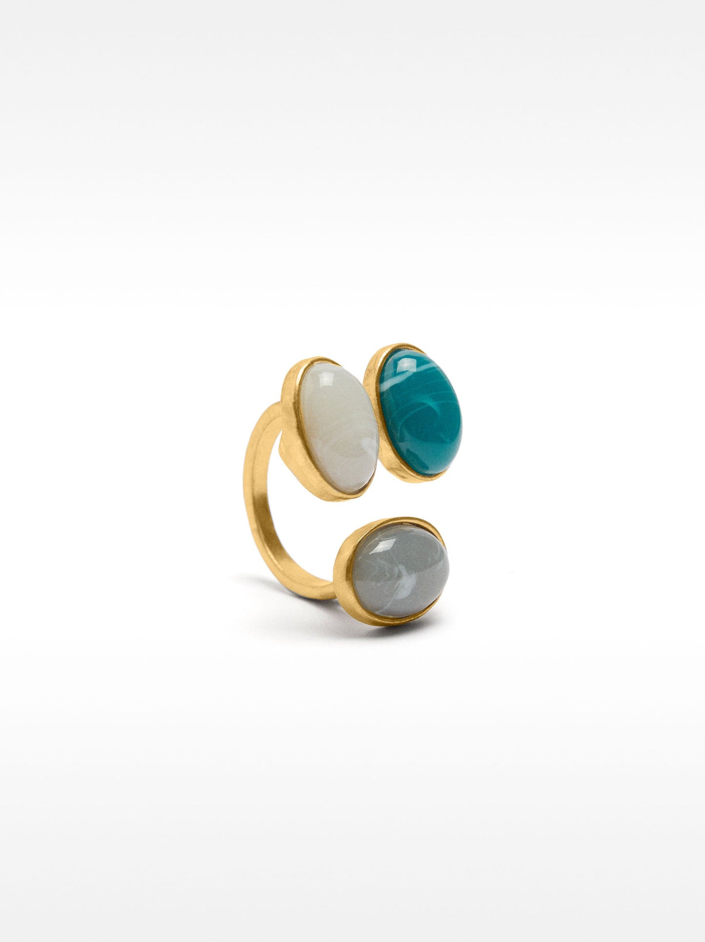 Ring With Stone Effect