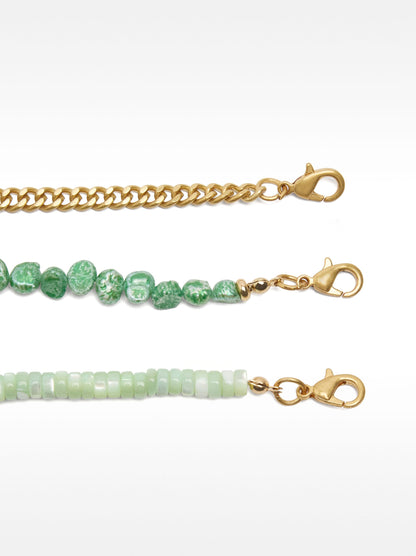 Set Of Necklaces With Beautiful Stones