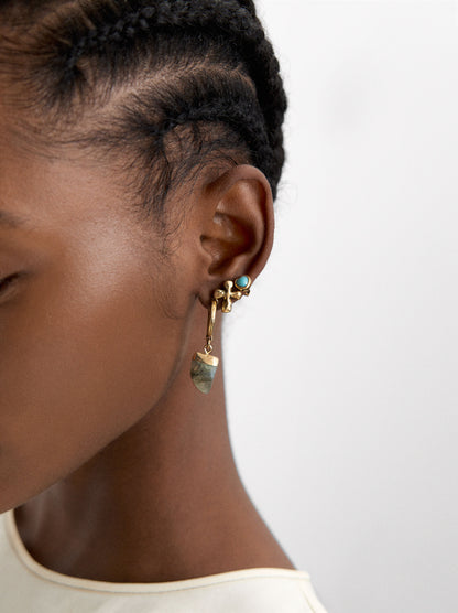 Set Of Earrings With Stones