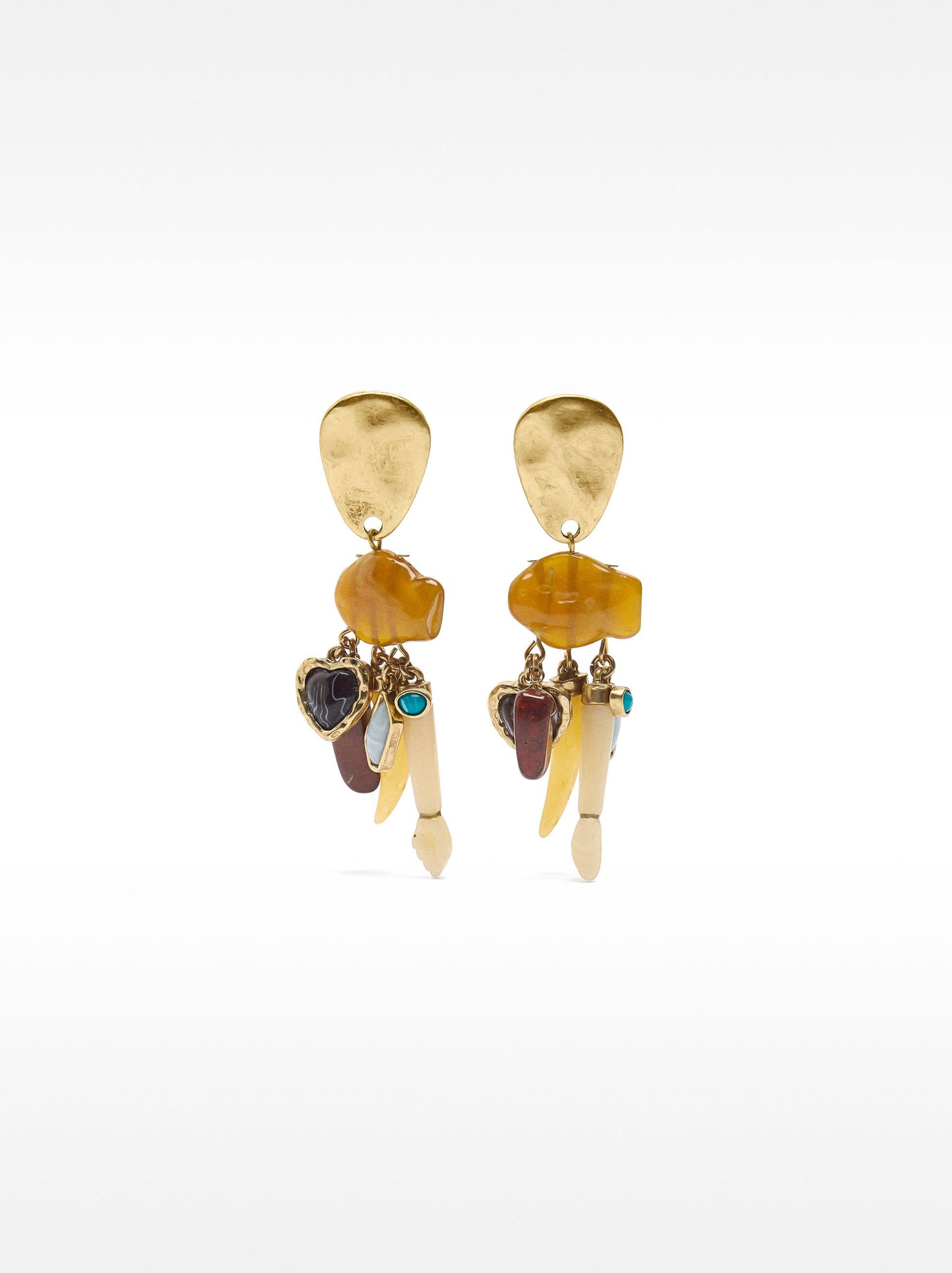 Long Earrings With Stones