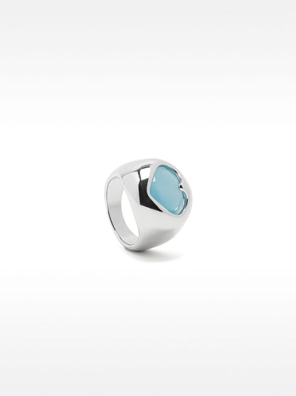 Rounded Heart Ring