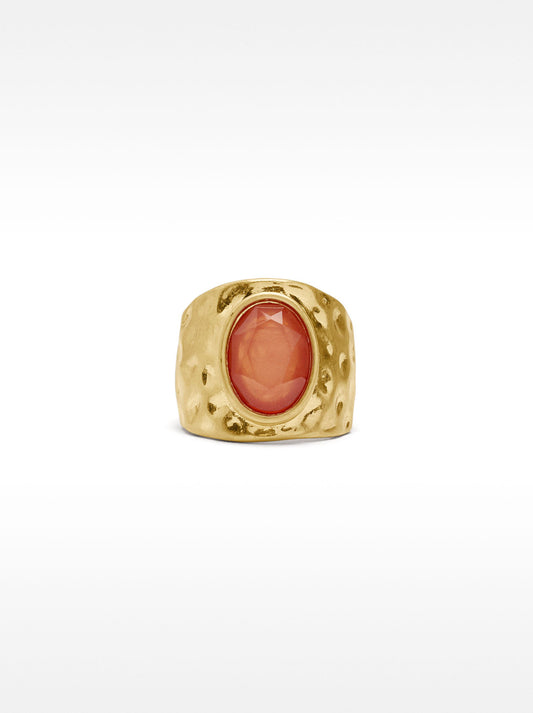 Elongated Ring With Resin