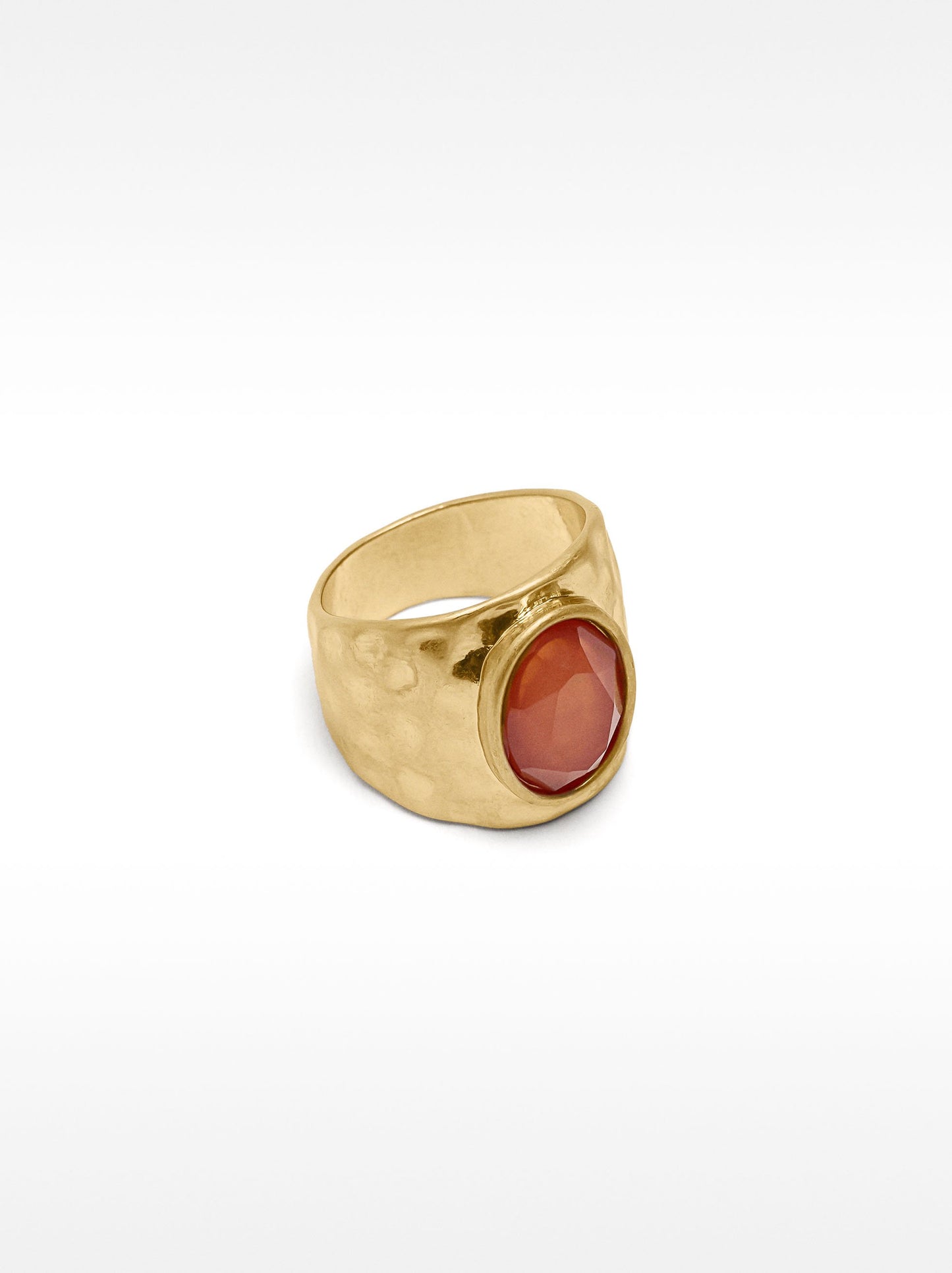 Elongated Ring With Resin