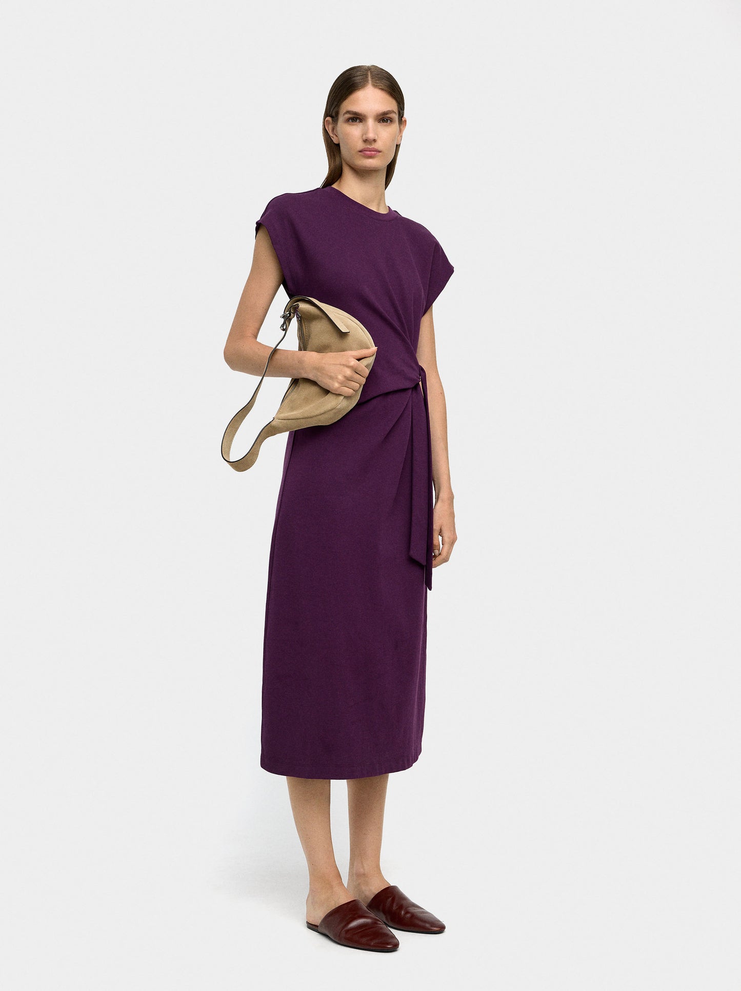 Draped Dress 100% Cotton