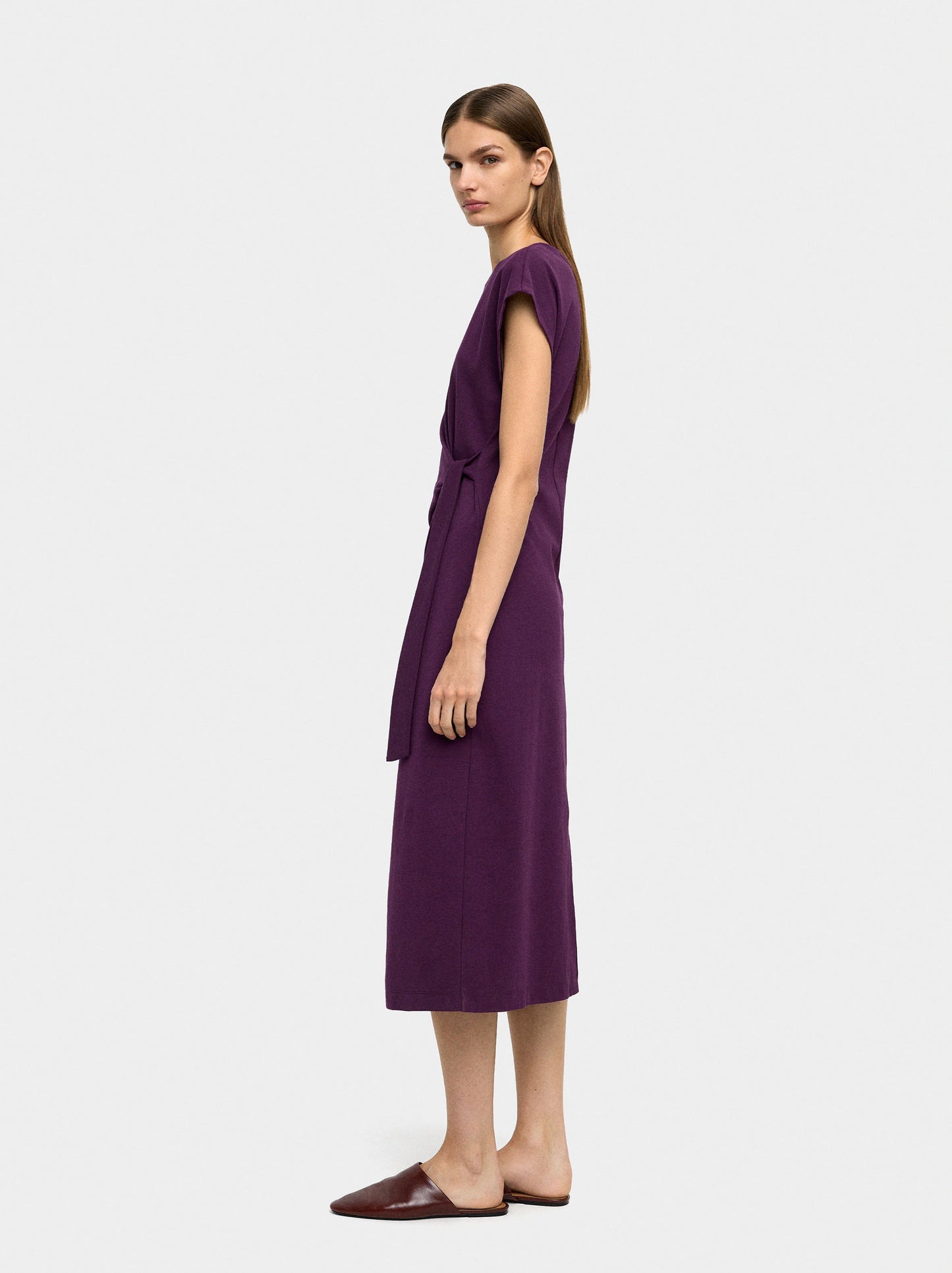 Draped Dress 100% Cotton